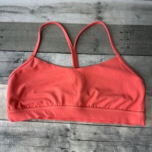 Lululemon Flow Y‎ Nila Bra Light Support A-C Cups in Raspberry Cream Sz 12
